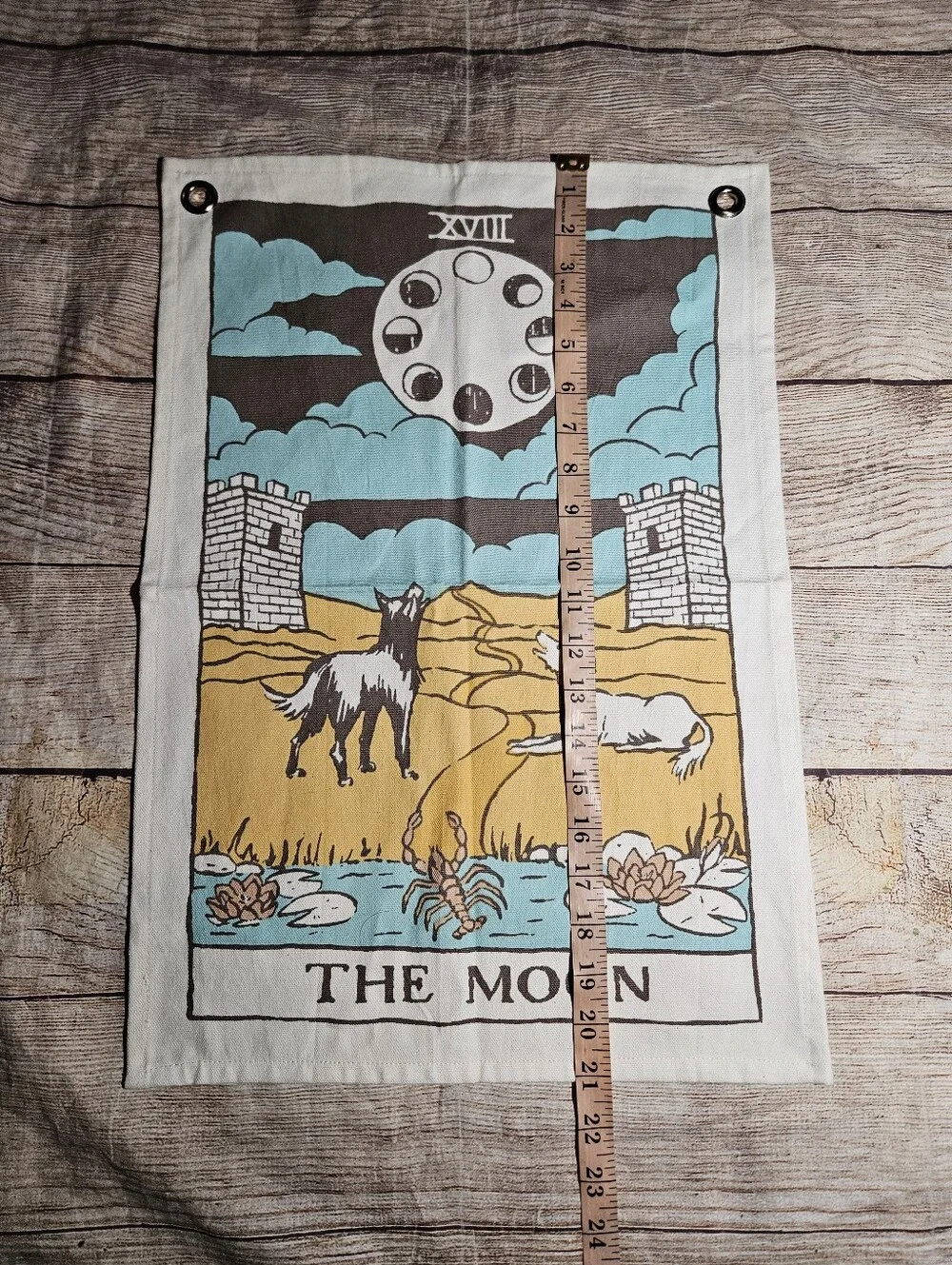 The moon small cotton wall tapestry decor